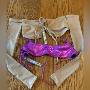 SKIMS XXS Bathing Suit Tops